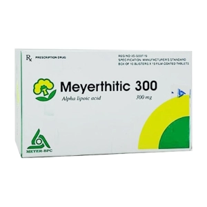 Meyerthitic 300 Meyer-BPC 10 vỉ x 10 viên (Acid alpha lipoic)