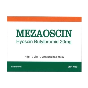 Mezaoscin 20mg Hataphar 10 vỉ x 10 viên (Butylscopolamine)