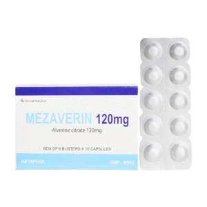 Mezaverin 120mg Hataphar 6 vỉ x 10 viên (Alverine citrate)