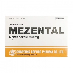 Mezental 500mg Shinpoong Daewoo 1 vỉ x 1 viên