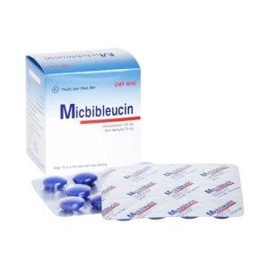 Micbibleucin Bidiphar 10 vỉ x 10 viên (Cloramphenicol + Methylen)