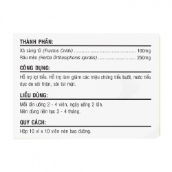 Micza Blue, 10 vỉ x 10 viên Micza Blue, 10 vỉ x 10 viên