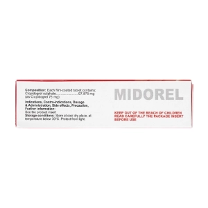 Midorel 75mg Korean Drug 3 vỉ x 10 viên (Clopidogrel)