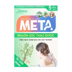 Miếng dán giảm đau xương khớp META, 5 Miếng Miếng dán giảm đau xương khớp META, 5 Miếng
