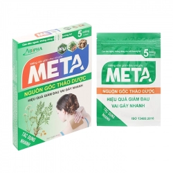 Miếng dán giảm đau xương khớp META, 5 Miếng Miếng dán giảm đau xương khớp META, 5 Miếng