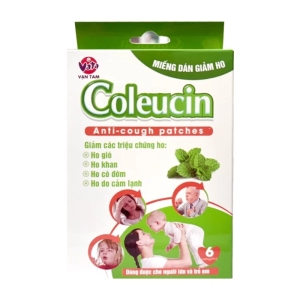 Miếng Dán Giảm Ho Coleucin 6 miếng