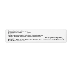 Mife 10 Herabiopharm 1 vỉ x 1 viên (Mifepristone)