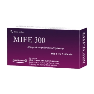 Mife 300 Herabiopharm 4 vỉ x 7 viên (Mifepristone)