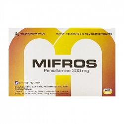 Mifros 300mg DaViPharm 3 vỉ x 10 viên Mifros 300mg DaViPharm 3 vỉ x 10 viên