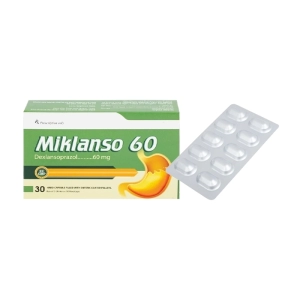 Miklanso 60 HDPharma 3 vỉ x 10 viên (Dexlansoprazol)