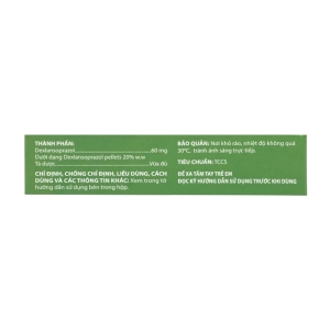 Miklanso 60 HDPharma 3 vỉ x 10 viên (Dexlansoprazol)