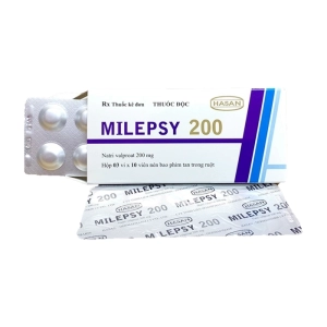 Milepsy 200 Hasan 3 vỉ x 10 viên (Natri valproat)