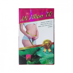 Tpbvsk giảm cân Mi Nhon 10, Hộp 10 viên
