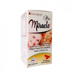 Bổ sung Collagen Miracle Plus Vitamins For Life, Hôp 60 viên