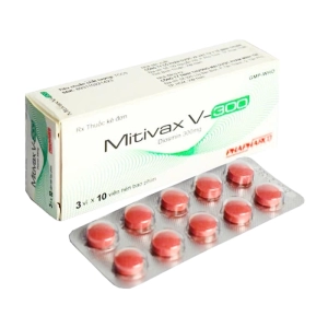 Mitivax V-300 Phapharco 3 vỉ x 10 viên Mitivax V-300 Phapharco 3 vỉ x 10 viên