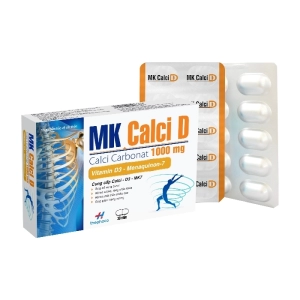 MK Calci D Thephaco 3 vỉ x 10 viên - Hỗ trợ giảm loãng xương