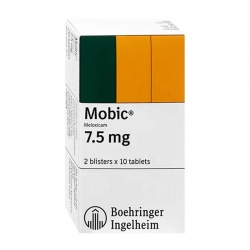 Mobic 7.5mg Boehringer Ingelheim 2 vỉ x 10 viên – Giảm đau, kháng viêm xương khớp Mobic 7.5mg Boehringer Ingelheim 2 vỉ x 10 viên – Giảm đau, kháng viêm xương khớp