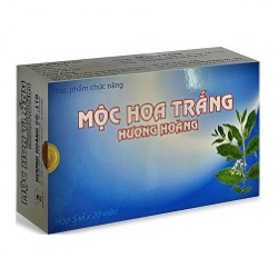 Mộc Hoa Trắng Hương Hoàng giảm rối loạn tiêu hóa, Hộp 50 viên