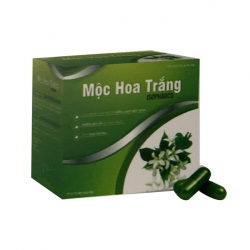 Tpbvsk Isopharco Mộc hoa trắng, Hộp 100 viên