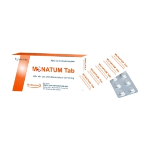Monatum Tab Herabiopharm 3 vỉ x 10 viên (Montelukast natri)
