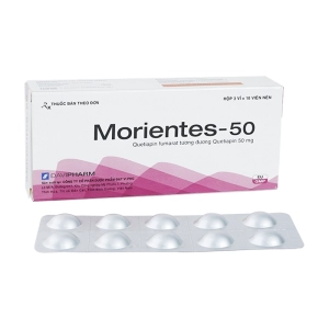 Morientes-50 Davipharm 3 vỉ x 10 viên (Quetiapine)