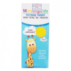Morningkids Increase Height 125ml giúp phát triển chiều cao Morningkids Increase Height 125ml giúp phát triển chiều cao
