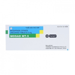 Mosad MT-5 Torrent Pharma 10 vỉ x 10 viên Mosad MT-5 Torrent Pharma 10 vỉ x 10 viên