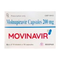 Movinavir 200mg Mekophar 10 vỉ x 10 viên Movinavir 200mg Mekophar 10 vỉ x 10 viên
