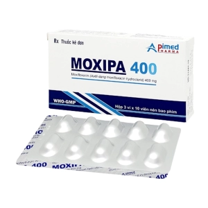 Moxipa 400 Apimed 3 vỉ x 10 viên (Moxifloxacin)
