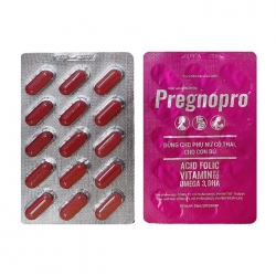 Multivita Pregnopro Tất Thành 2 vỉ x 15 viên - Viên uống cho mẹ bầu Multivita Pregnopro Tất Thành 2 vỉ x 15 viên - Viên uống cho mẹ bầu