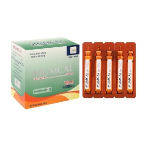 Mumcal 500mg Phương Đông 20 ống x 10ml (Calcium lactate)