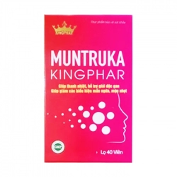Muntruka Kingphar 40 viên - Hỗ trợ ngừa mụn trứng cá Muntruka Kingphar 40 viên - Hỗ trợ ngừa mụn trứng cá