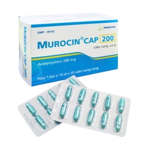 Murocin Cap 200 Imexpharm 10 vỉ x 10 viên (Acetylcysteine)