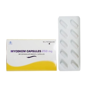 Mycokem Capsules 250mg Alkem 10 vỉ x 10 viên (Mycophenolate mofetil)