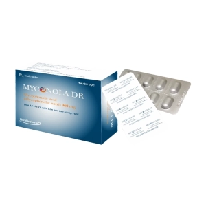 Myconola Dr 360mg Herabiopharm 12 vỉ x 10 viên (Mycophenolic acid)