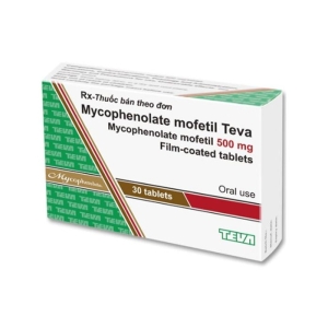 Mycophenolate Mofetil Teva 500mg 3 vỉ x 10 viên Mycophenolate Mofetil Teva 500mg 3 vỉ x 10 viên