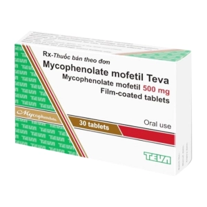 Mycophenolate Mofetil Teva 500mg 3 vỉ x 10 viên Mycophenolate Mofetil Teva 500mg 3 vỉ x 10 viên