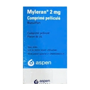 Myleran 2mg Aspen 25 viên Myleran 2mg Aspen 25 viên