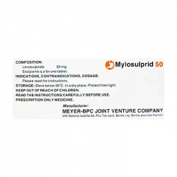 Mylosulprid 50mg Meyer 10 vỉ x 10 viên - Trị khó tiêu ở đường tiêu hoá