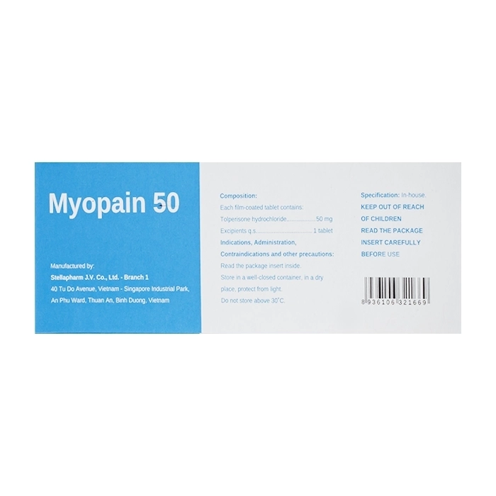Myopain 50 Stellapharm 5 vỉ x 10 viên