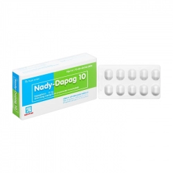Nady-Dapag 10 Nadyphar 3 vỉ x 10 viên Nady-Dapag 10 Nadyphar 3 vỉ x 10 viên