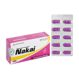 Nakai 300mg Davipharm 3 vỉ x 10 viên (Clindamycin)