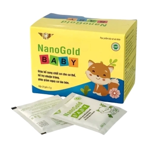 Nanogold Baby Kingphar 20 gói x 3g - Giúp bổ sung chất xơ cho cơ thể