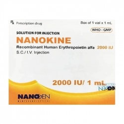 Nanokine 2000 IU/1ml Nanogen 1 lọ x 1ml Nanokine 2000 IU/1ml Nanogen 1 lọ x 1ml