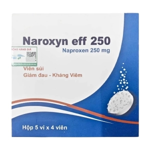 Naroxyn Eff 250 Hanapharm 5 vỉ x 4 viên (Naproxen)