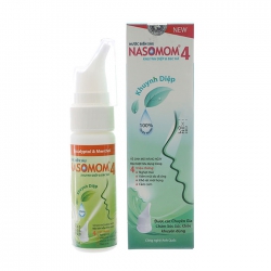 Dung dịch xịt rửa mũi Nasomom 4 Khuynh diệp & Bạc hà 70ml