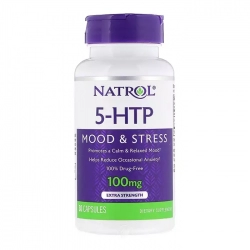 Natrol 5-HTP Mood & Stress 100mg Hộp 30 viên - Viên uống hỗ trợ giảm căng thẳng Natrol 5-HTP Mood & Stress 100mg Hộp 30 viên - Viên uống hỗ trợ giảm căng thẳng