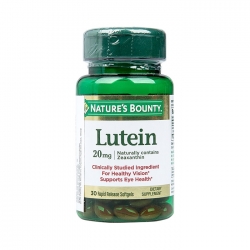 Nature's Bounty Lutein 20mg giúp bổ mắt và tăng cường thị lực Nature's Bounty Lutein 20mg giúp bổ mắt và tăng cường thị lực