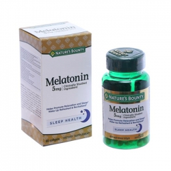 Nature's Bounty Super Strength Melatonin 5mg giúp ngủ ngon Nature's Bounty Super Strength Melatonin 5mg giúp ngủ ngon