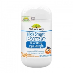 Nature's Way Kids Smart Bursts DHA 300mg Triple Strength 50 viên Nature's Way Kids Smart Bursts DHA 300mg Triple Strength 50 viên